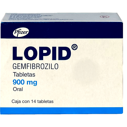 LOPID 900 MG TAB 14