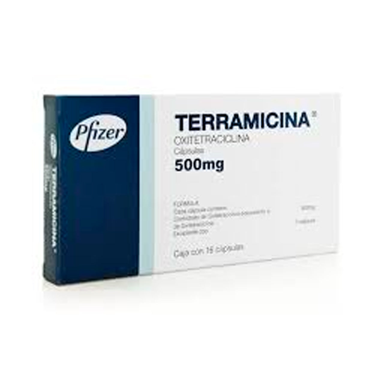 TERRAMICINA 500 MG CAPS 16 372