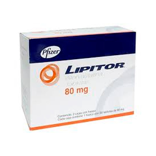 LIPITOR 80 MG TAB 30 1 MAS 1
