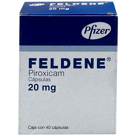 FELDENE 20 MG CAPS 40 6843
