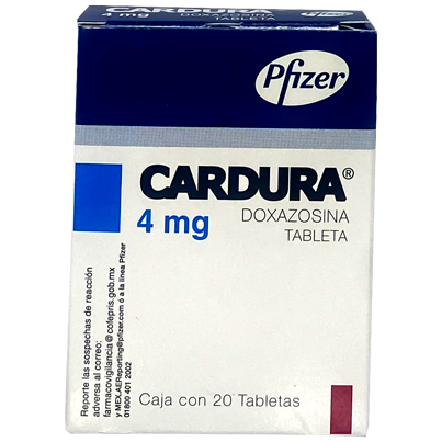 CARDURA 4MG TAB 20