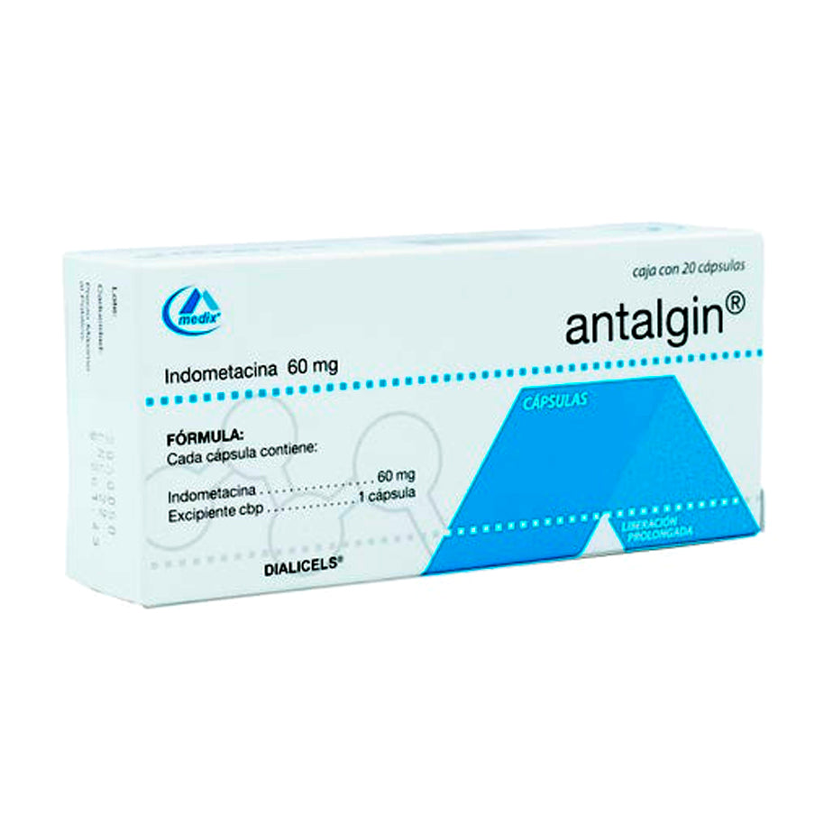 Antalgyn ANTALGIN 60 MG CAPS 20 – Farmacias Popular El Molinito