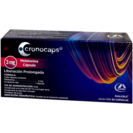 CRONOCAPS 3 MG CAPS 30