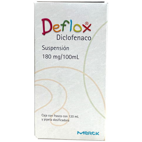 DEFLOX 180MG TUTTI FRUTTI 120 ML
