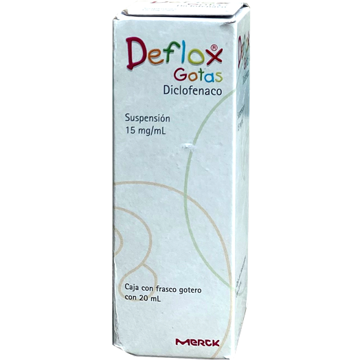DEFLOX 15 MG GTS 20 ML