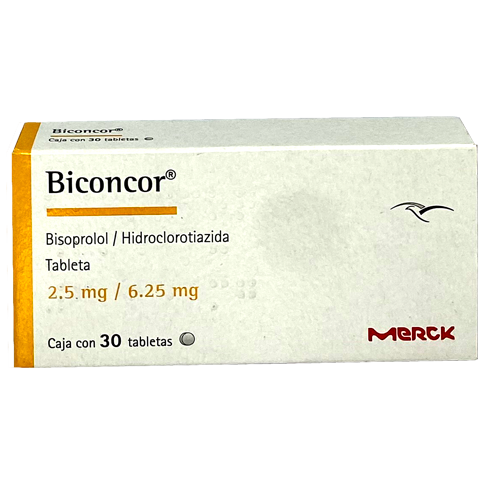 BICONCOR 2 5 6 25 MG GRAG 30