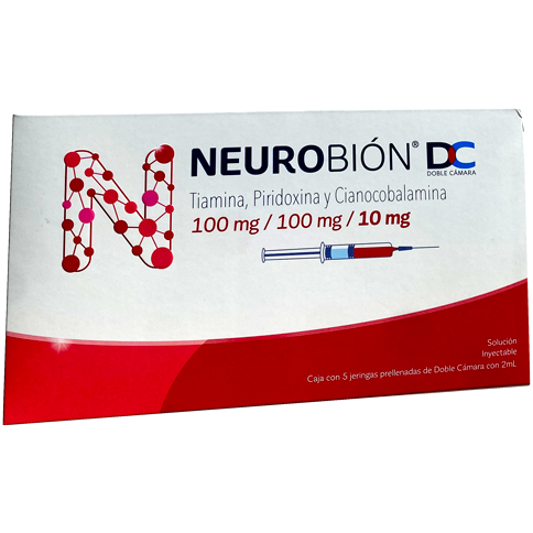 NEUROBION 10 MG SOL INY 5 JER