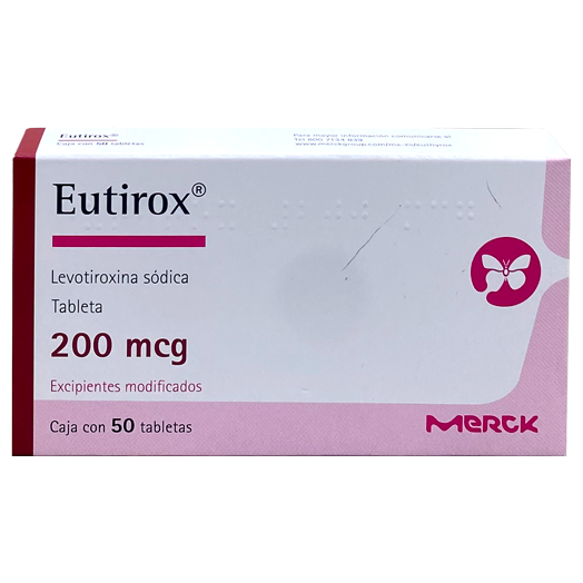 EUTIROX 200 MCG TAB 50