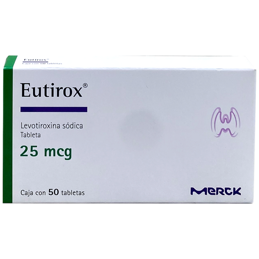 EUTIROX 25 MCG TAB 50 3480
