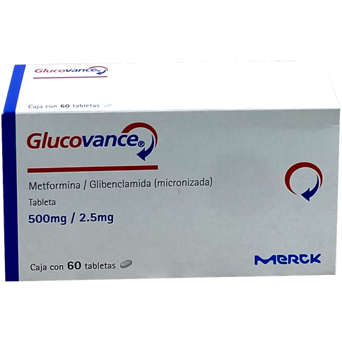 GLUCOVANCE 500 2 5MG TAB60