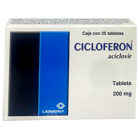 CICLOFERON 200 MG TAB 25