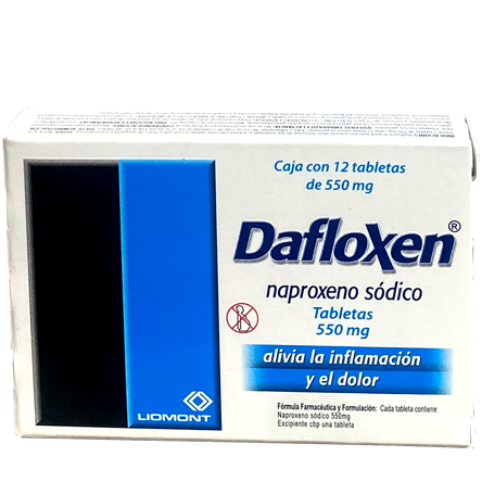DAFLOXEN 550 MG TAB 12