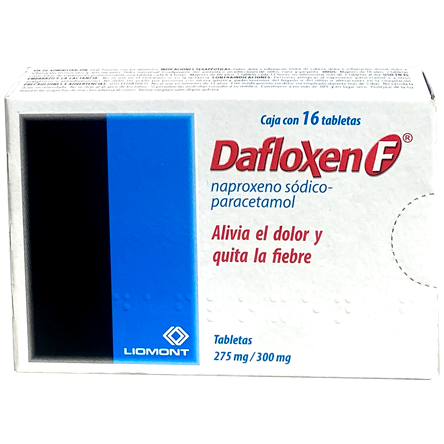 DAFLOXEN F 275 300MG TAB 16 466