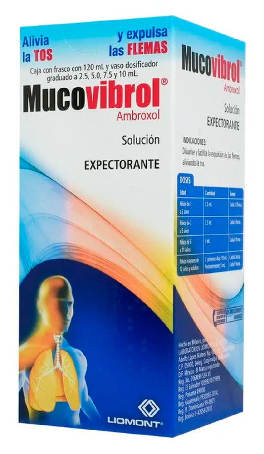 MUCOVIBROL 300 MG SOL 120 ML