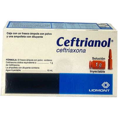 CEFTRIANOL 1 G SOL INY IV 1X10 ML