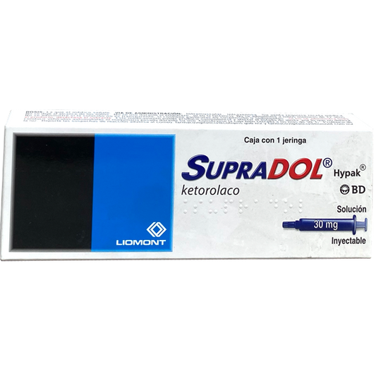 SUPRADOL HYPAK 30MG INY C 1 JGA