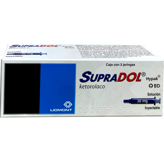 SUPRADOL HYPAK 30MG INY JGA3X1ML