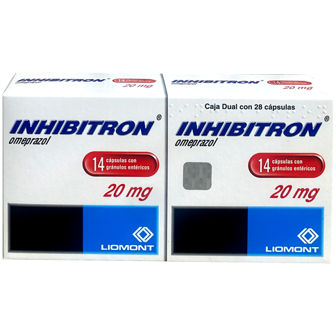 INHIBITRON DUAL 20MG CAPS 14