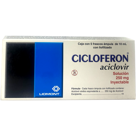CICLOFERON INFUSION 250MGFA5X10ML