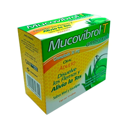 MUCOVIBROL T AD 30 MG SB 10