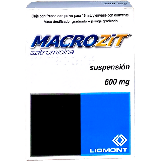 MACROZIT 600 MG SUSP 15 ML