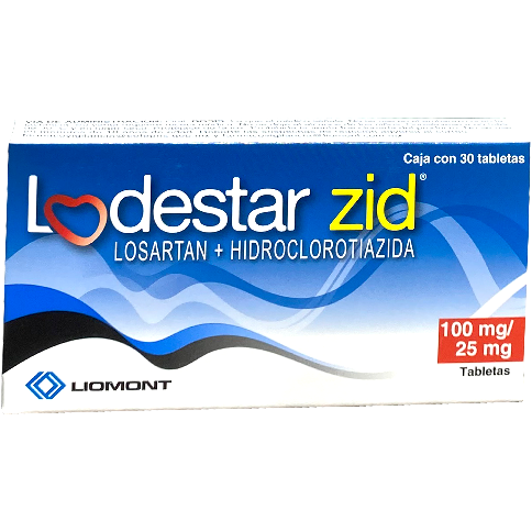 LODESTAR ZID 100 25 MG TAB REC 30