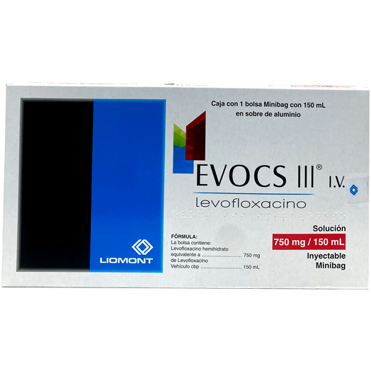 EVOCS 111 750MG SOL INY 150ML