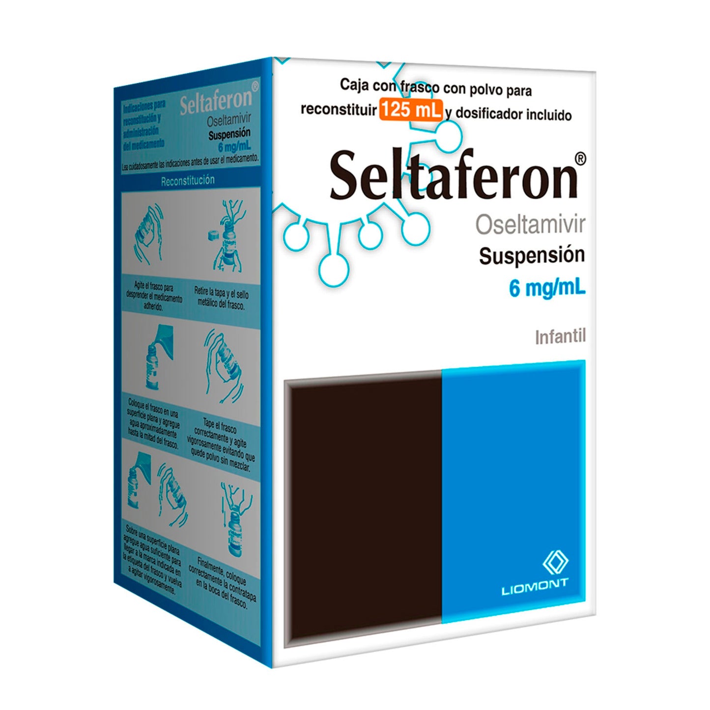 SELTAFERON 6MG SUSP INF PVO 125ML Oseltamivir