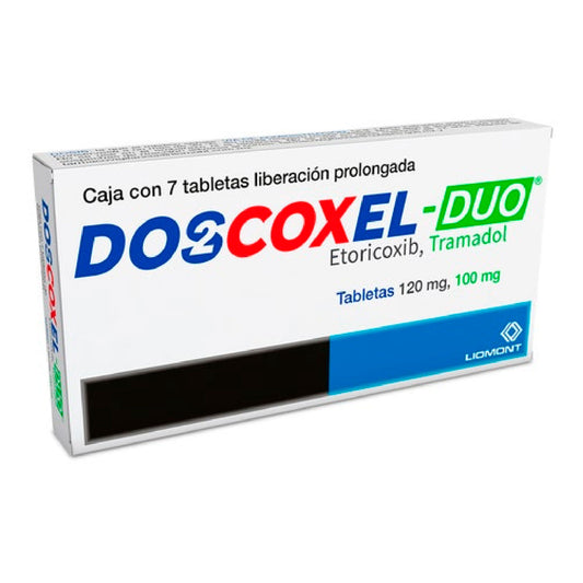 DOSCOXEL DUO 7TABS 120MG 100MG