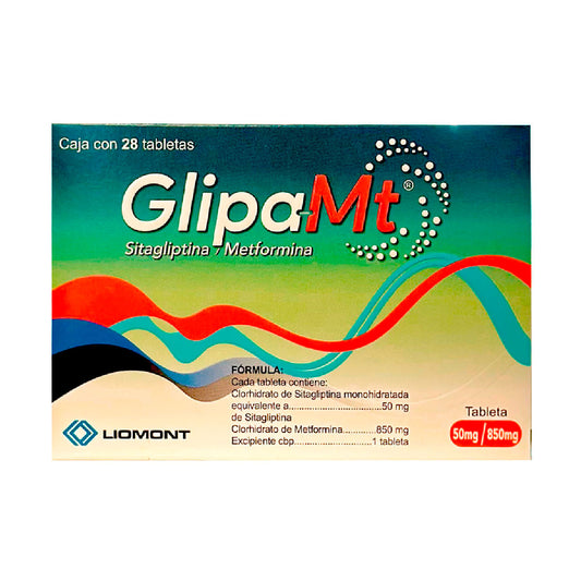 GLIPA MT 28TABS 50 850MG