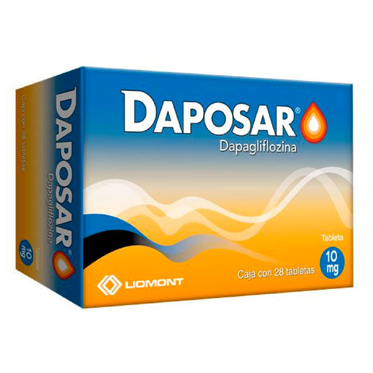 DAPOSAR 10MG C28 TAB Dapagliflozina
