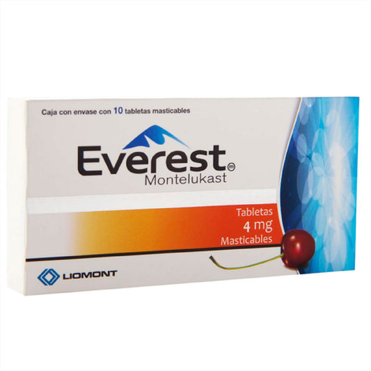 EVEREST MONTELUKAST 4 MG TAB 10