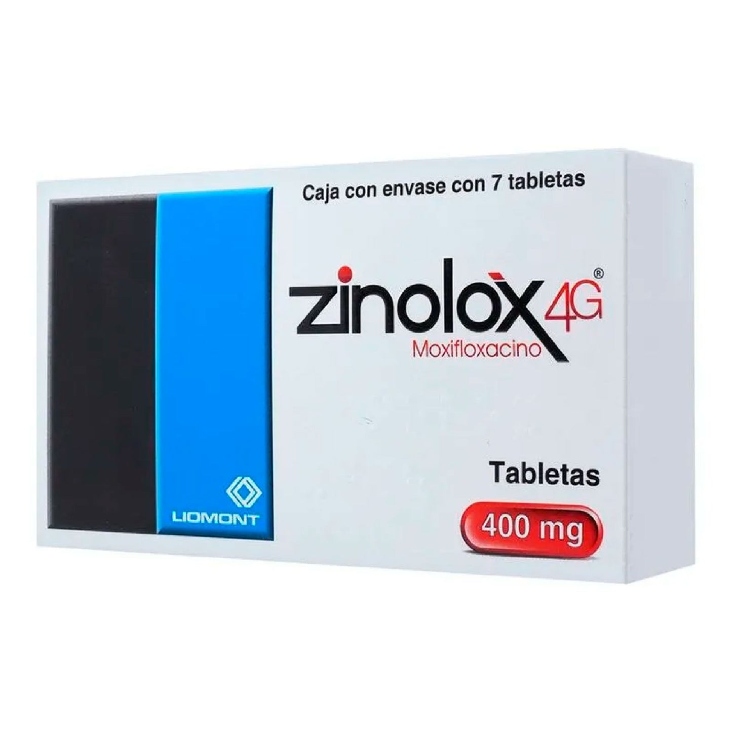 ZINOLOX4G 400 MG TAB 7
