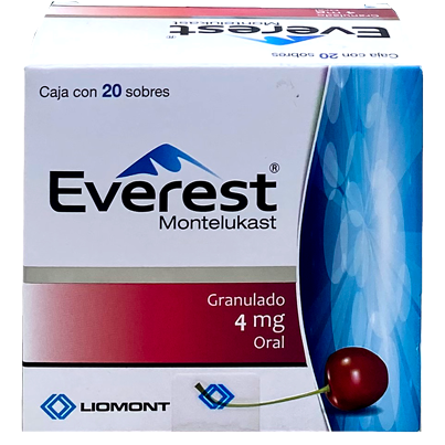 EVEREST MONTELUKAST 4 MG SB 20