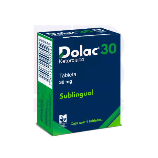DOLAC 30 MG SUBLINGUAL 4 TAB