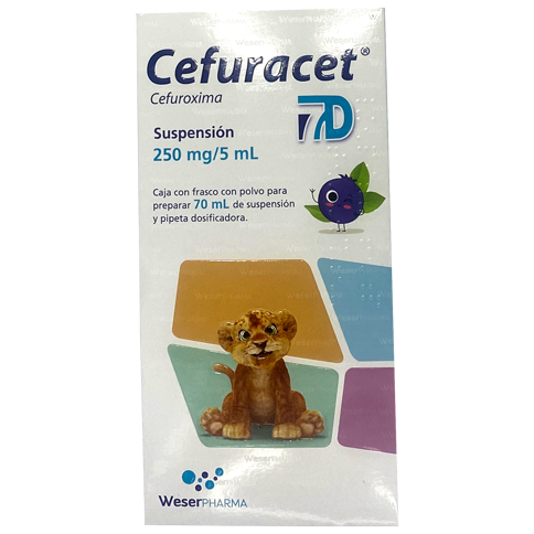 CEFURACET 7D 250MG 5ML SUSP 70ML