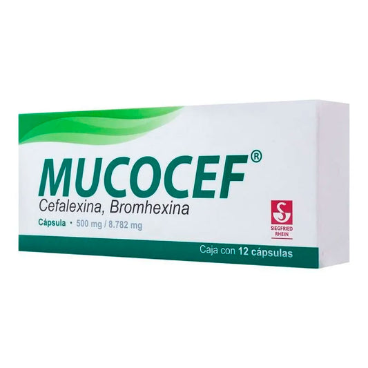 MUCOCEF 500 MG CAPS 12