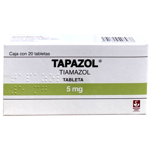 TAPAZOL 5 MG TAB 20
