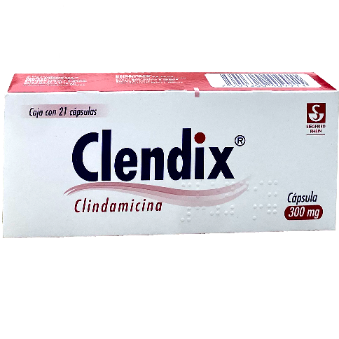 CLENDIX 300 MG CAPS 21