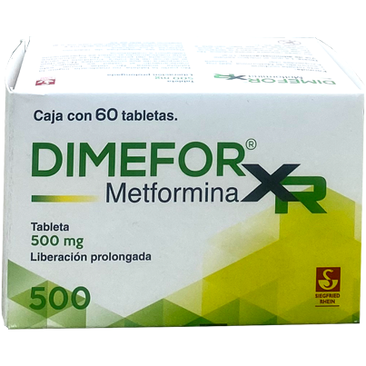 DIMEFOR XR 500MG LIB PROL TAB 60 N