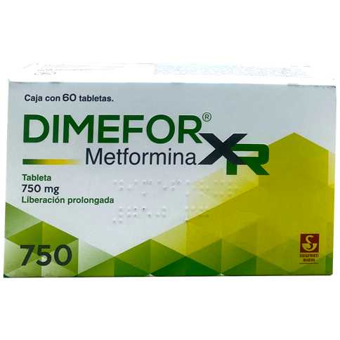 DIMEFOR XR 750MG LIB PROL TAB 60 N