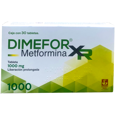 DIMEFOR XR 1000MG C30