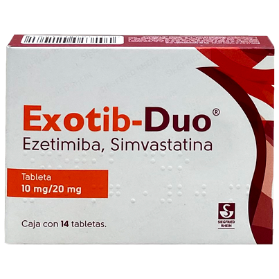 EXOTIB DUO 10 20 MG TAB 28