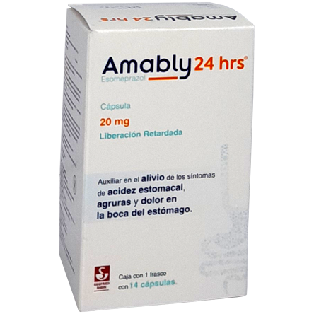 AMABLY 20MG 24 H CAPS 14