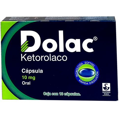 DOLAC 10 MG 10 CAPS