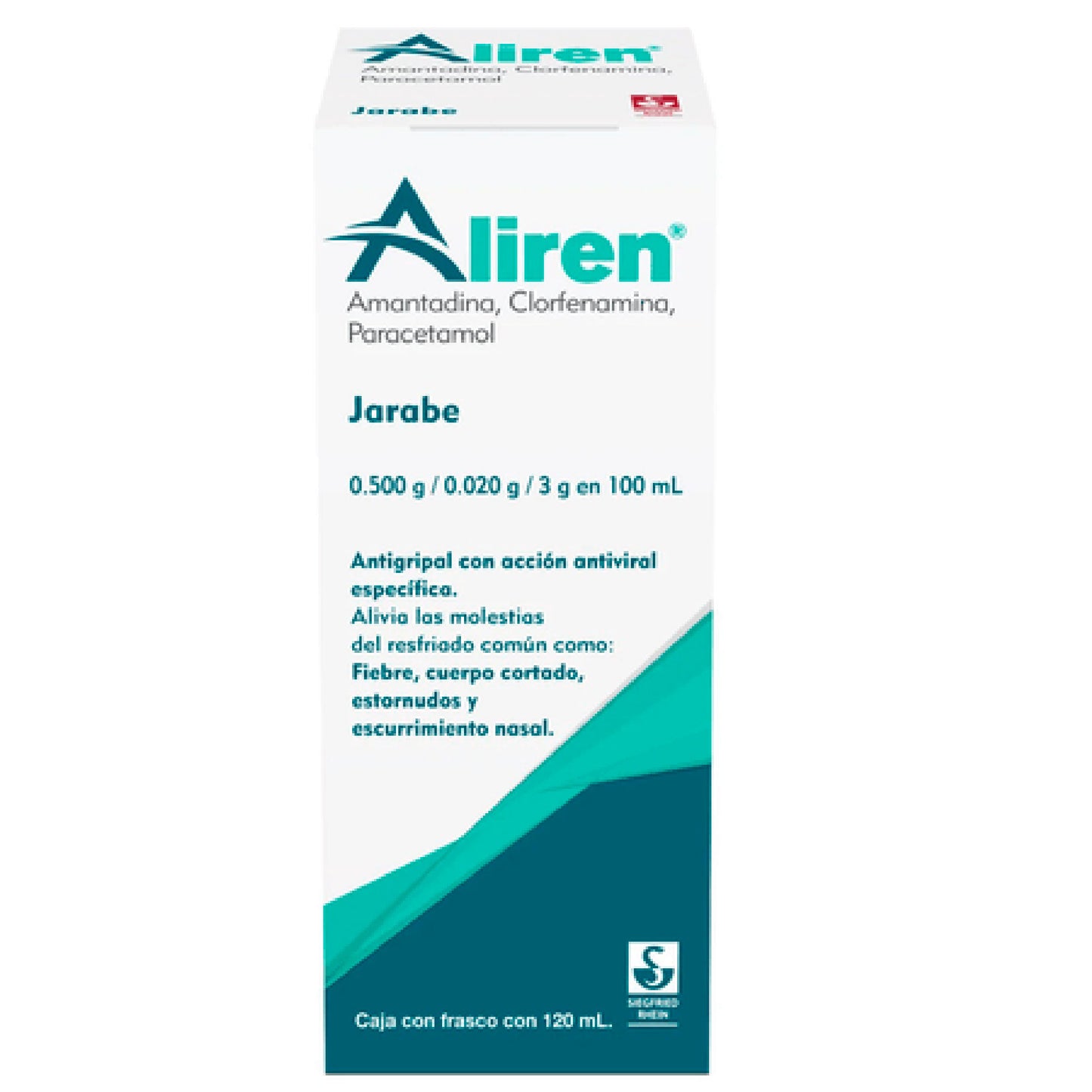 ALIREN 0 500G 0.020G 3G EN 100ML JARABE 120ML
