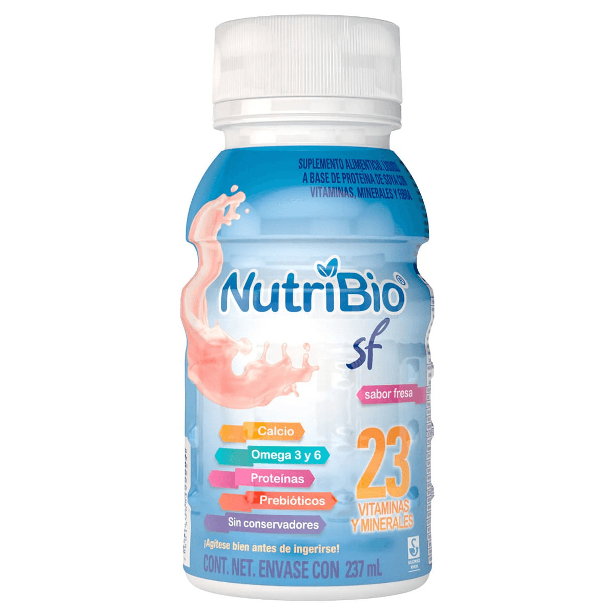 NUTRIBIO SF FRESA 237 ML