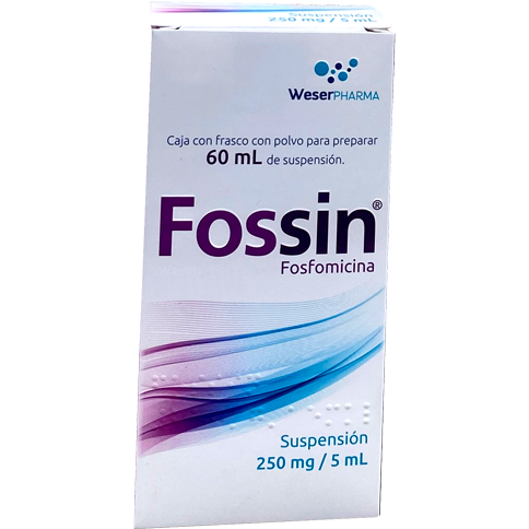 FOSSIN 250MG 2ML SUSP 60ML