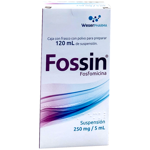 FOSSIN 250MG 2ML SUSP 120ML