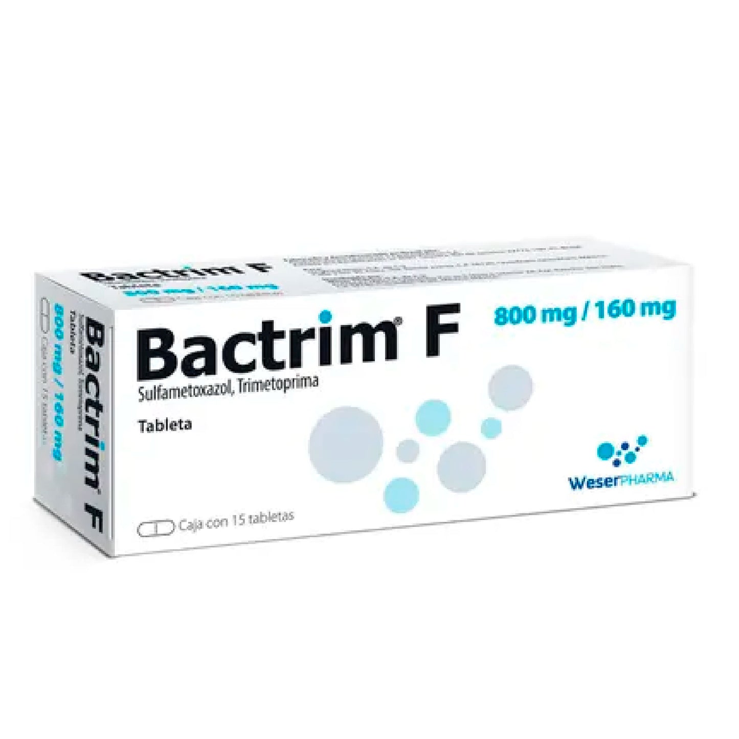 BACTRIM F 800 160 MG TAB 15
